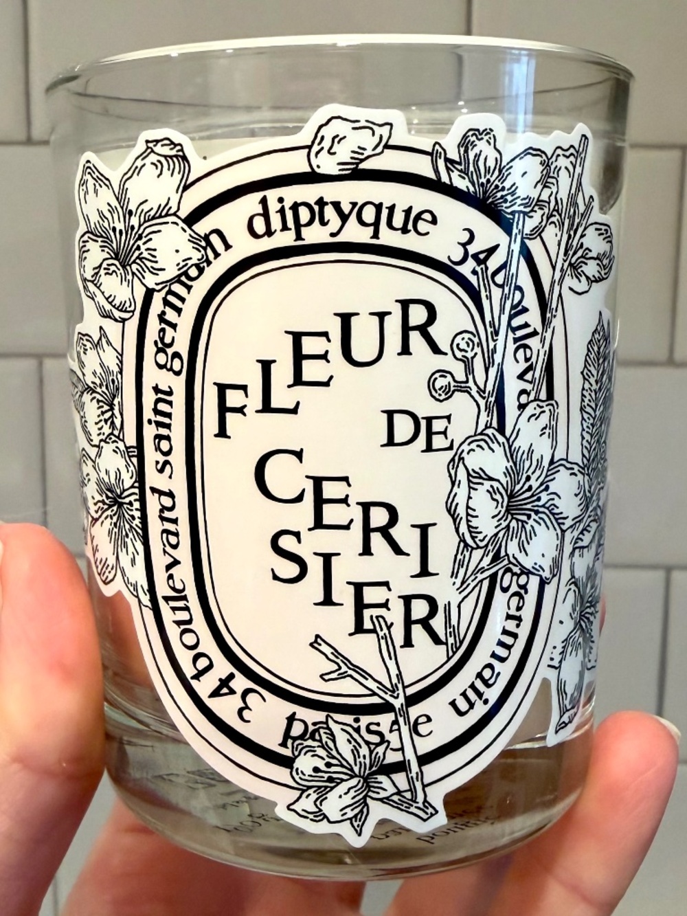 RARE! Diptyque Fleur de Cerisier (Cherry Blossom) Limited Edition Candle